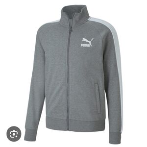 PUMA Men's Gray Track Jacket